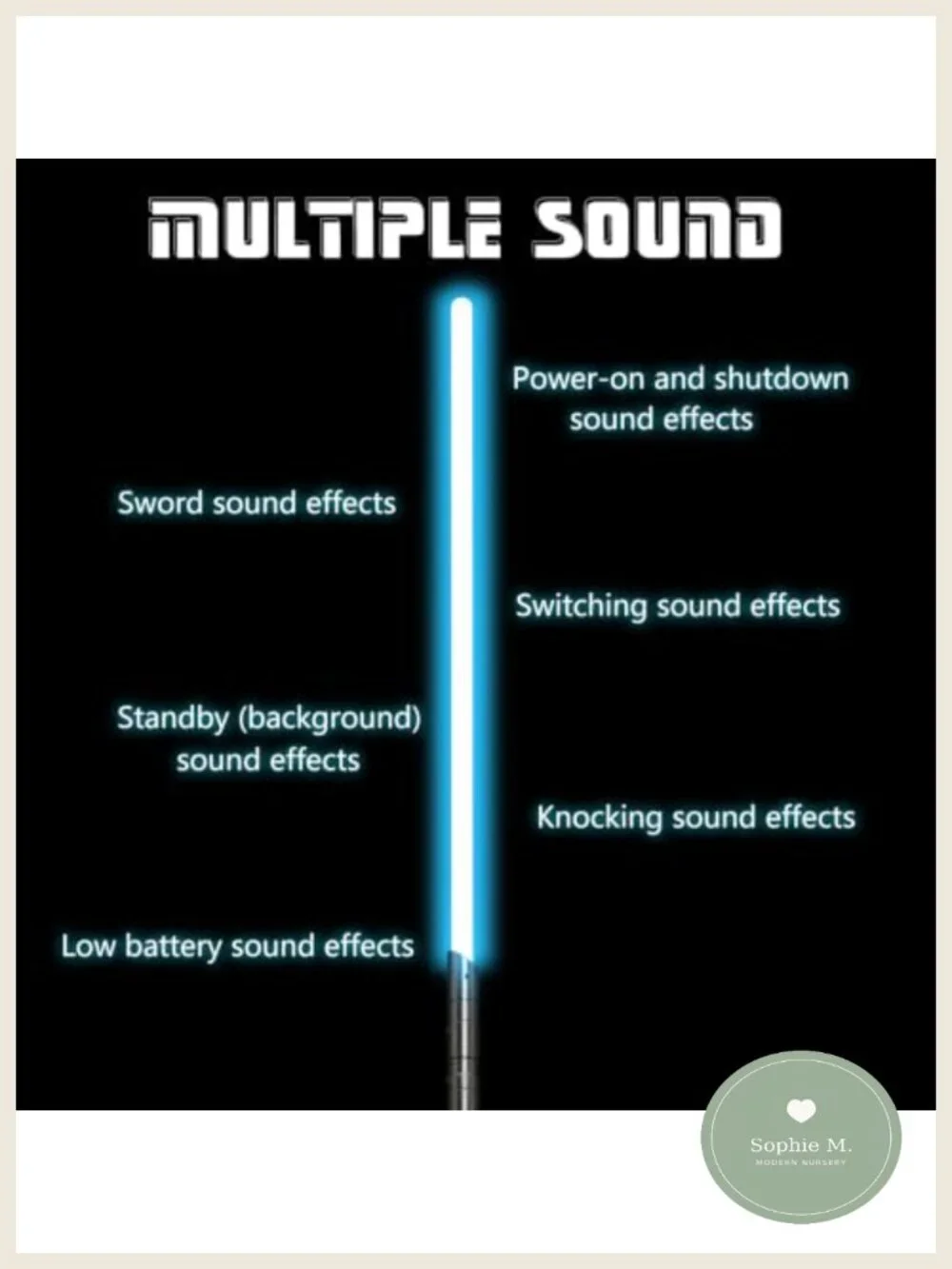 RGB Lightsaber Metal Hilt USB Rechargeable with Sounds Effect for Cosplay